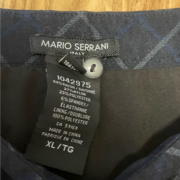 🍂Fall Classic🍂 Navy Plaid A-Line Skirt - Picture 3 of 3